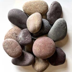 Mexican Beach Red Pebble 1-2